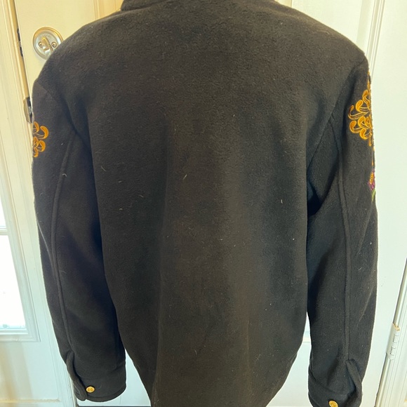 Bob Mackie Wearable Art Fleece Jacket - Picture 4 of 6